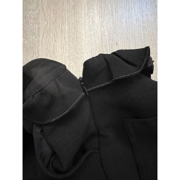 MANGO NWT City Chic Ruffle Black Dress Size XS Side zipper - Picture 11 of 12